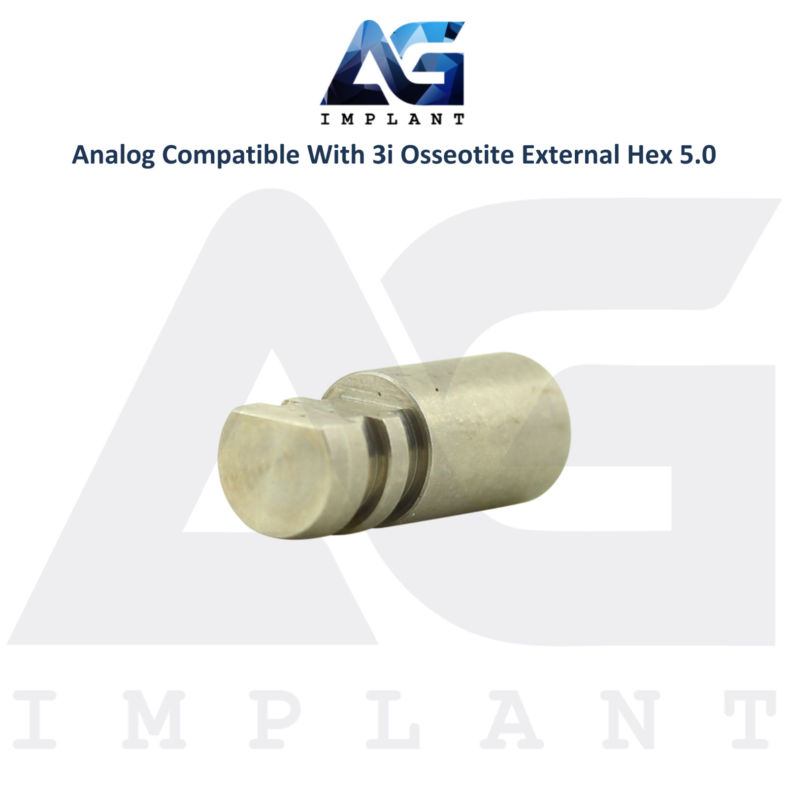 5 Fixture Analog Compatible with 3i Osseotite® External Hex Ø5.0mm Dental Lab