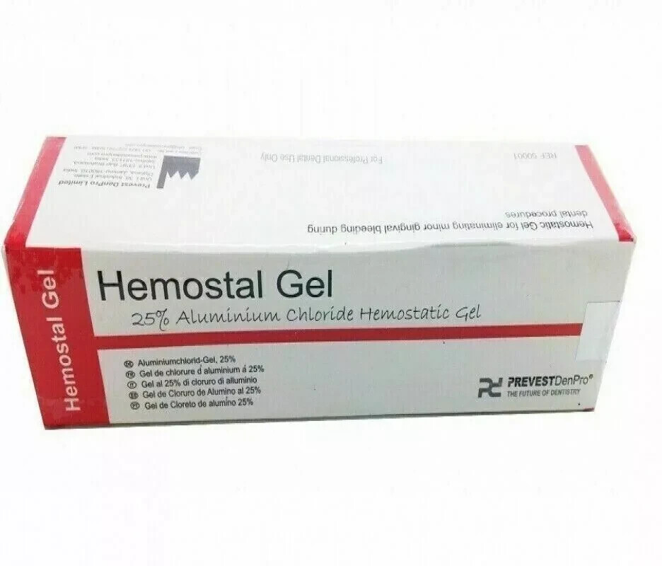 Prevest Denpro Hemostal Gel 25% Aluminium Chloride Hemostatic Agent Dental Care