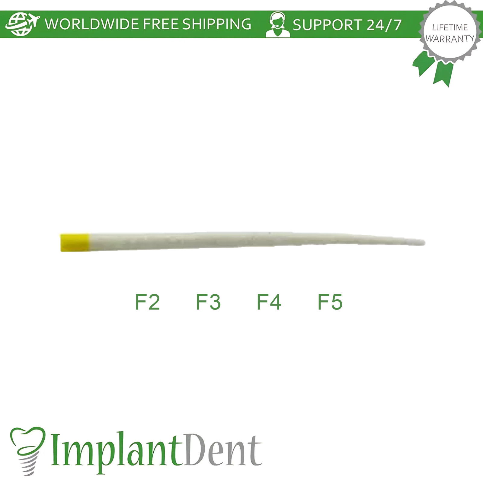 5x Dental Absorbent Paper Points For Protaper 100pcs/Pack Fast Drying Ro0t Canal