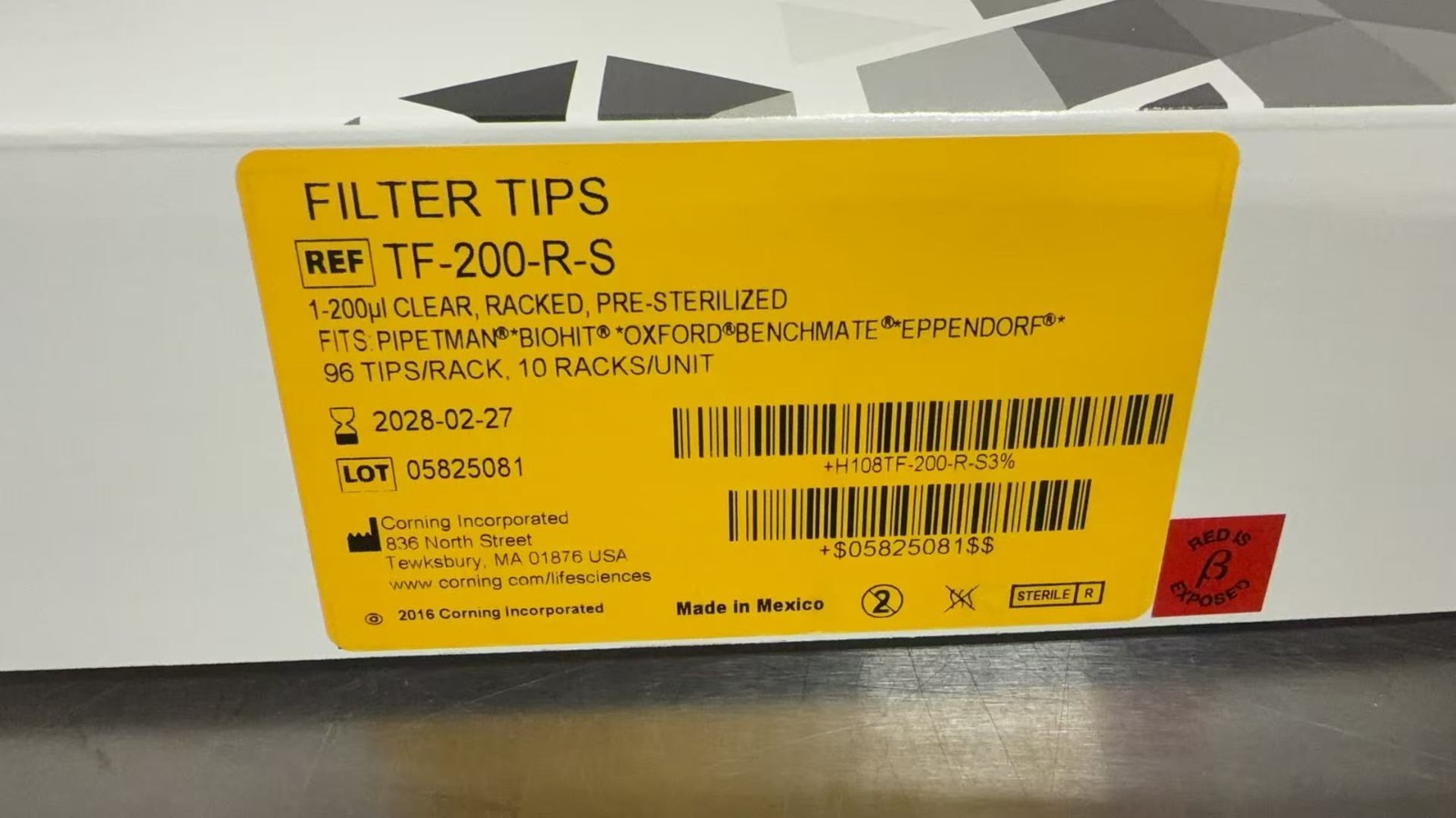 Axygen TF-200-R-S 200ul Pipette Filter Tips – 10 Racks 960