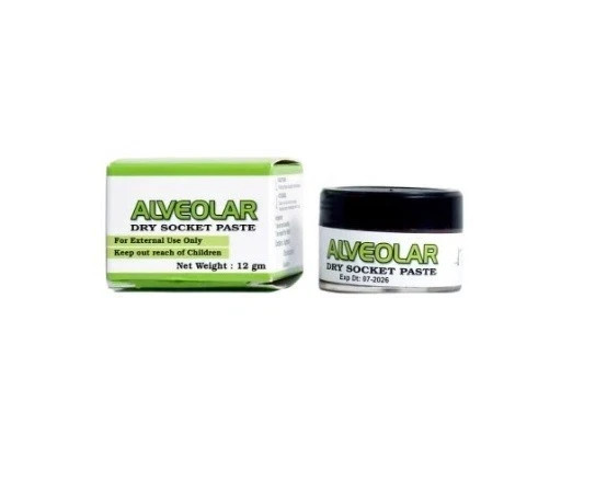 Dressing Dental Treatment 12gm Pack ALVEOLAR Dry Socket Paste for Surgical FS FA