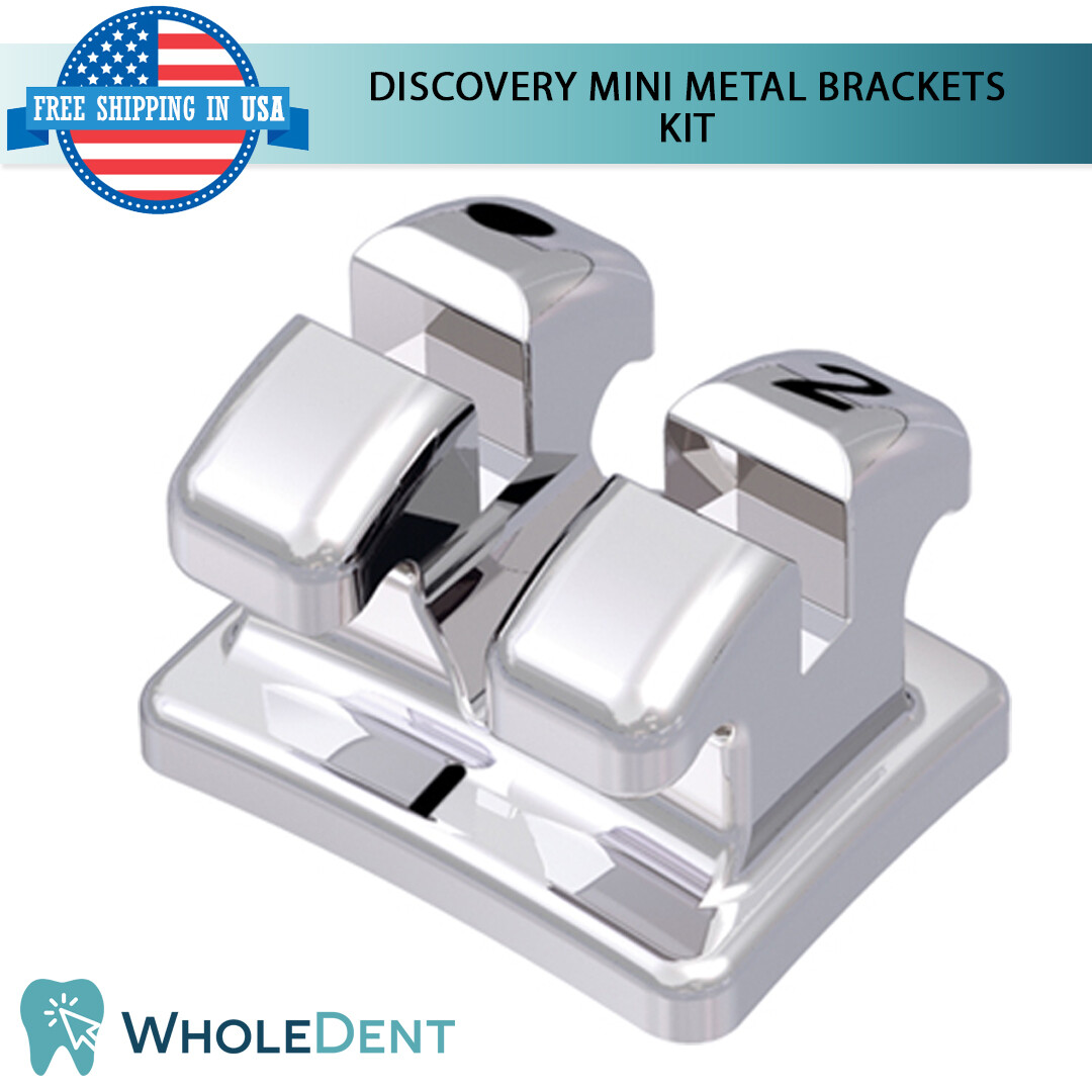 Orthodontic Dental Discovery Mini Metal Brackets Braces Kit Roth Dentaurum 20pcs
