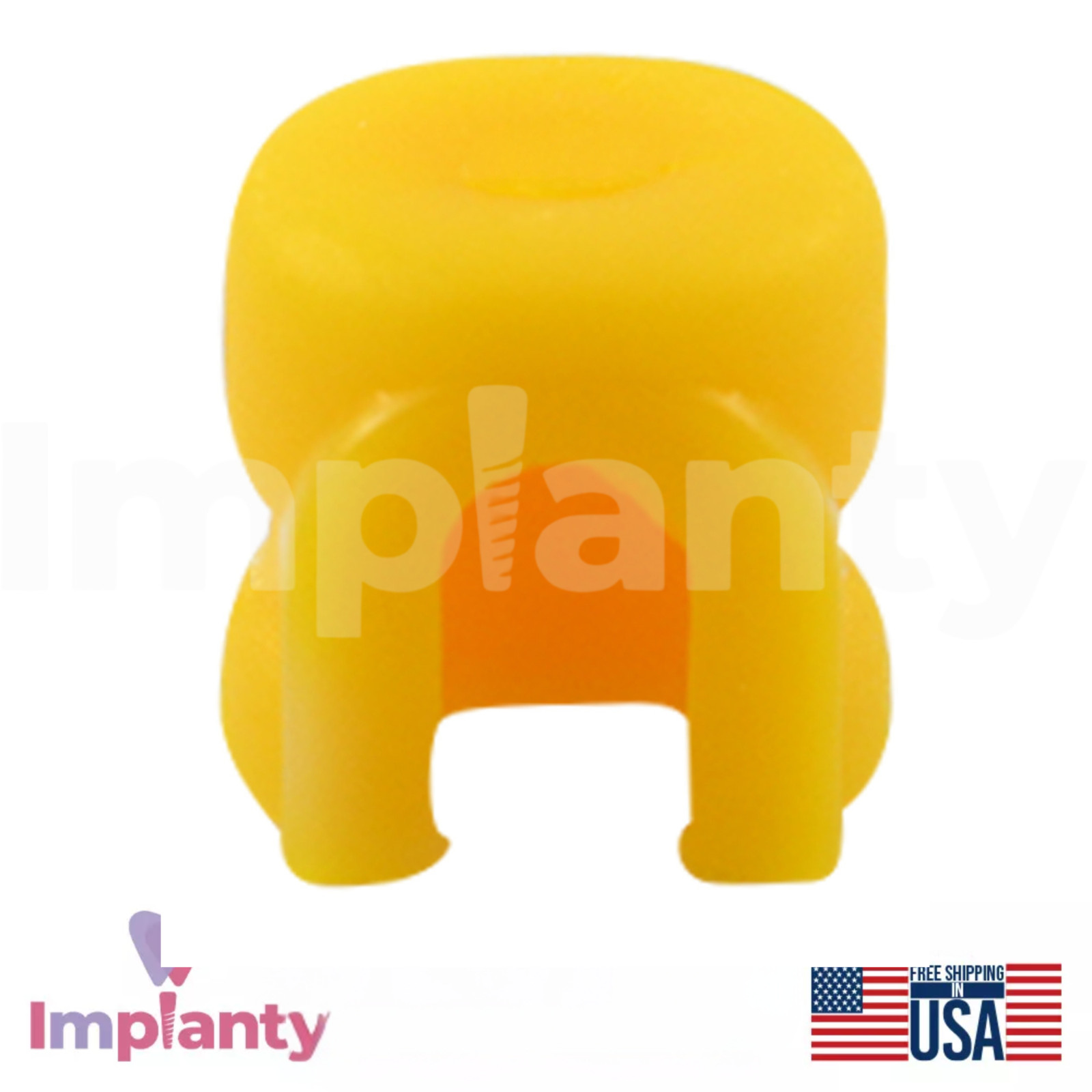 4x Dental OT Strategy Extra Soft Silicone Caps 500g Retention Micro Ø1.8mm