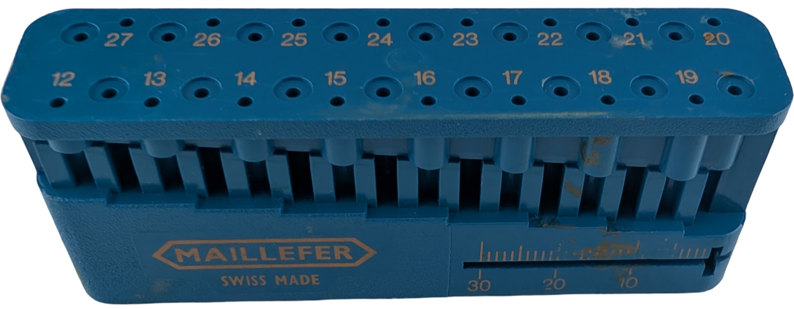 Maillefer Swiss Made Endodontic Measuring Block File Holder Stand Autoclavable