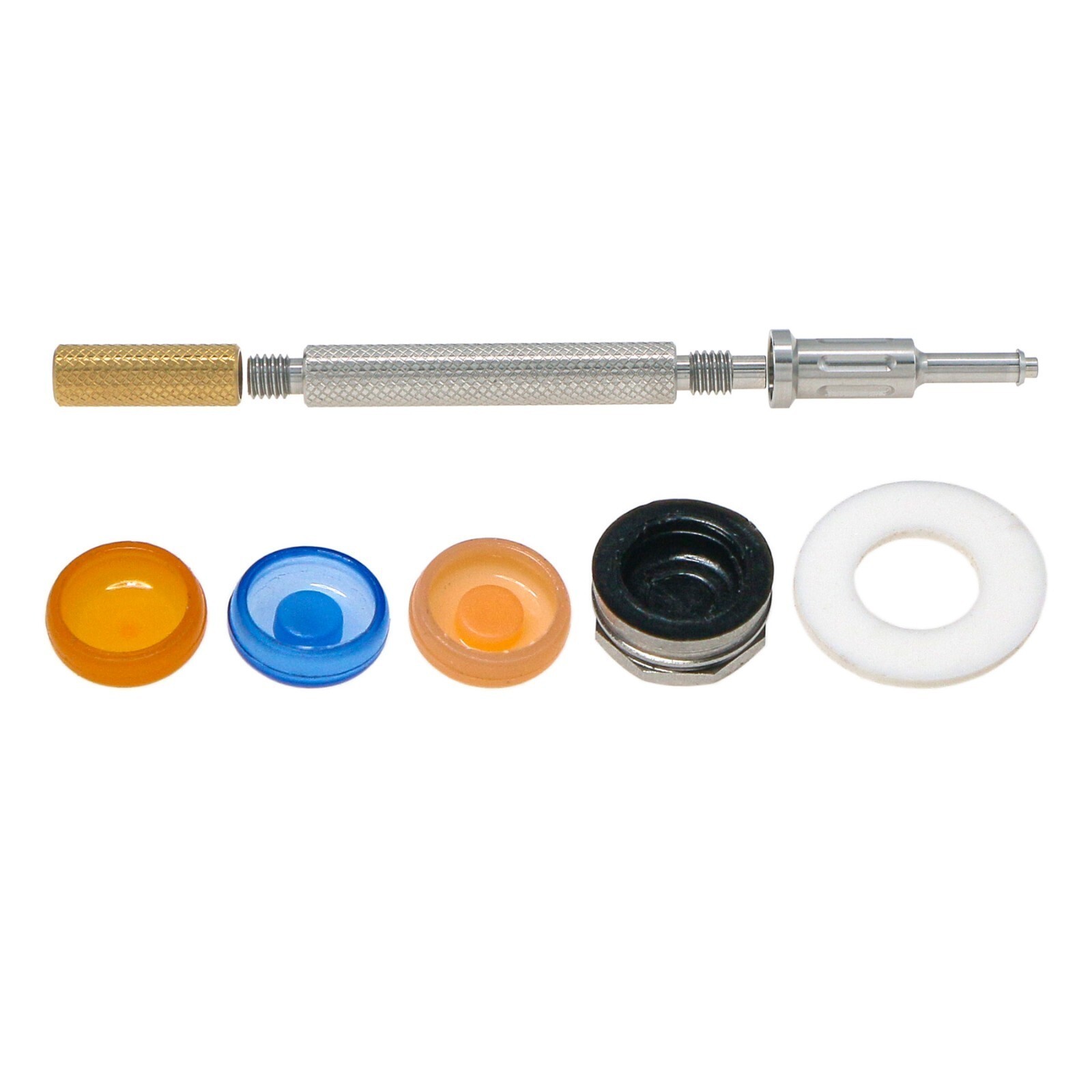 Dental Locator Core Tool with Extraction Remove Retention Male Caps Kit