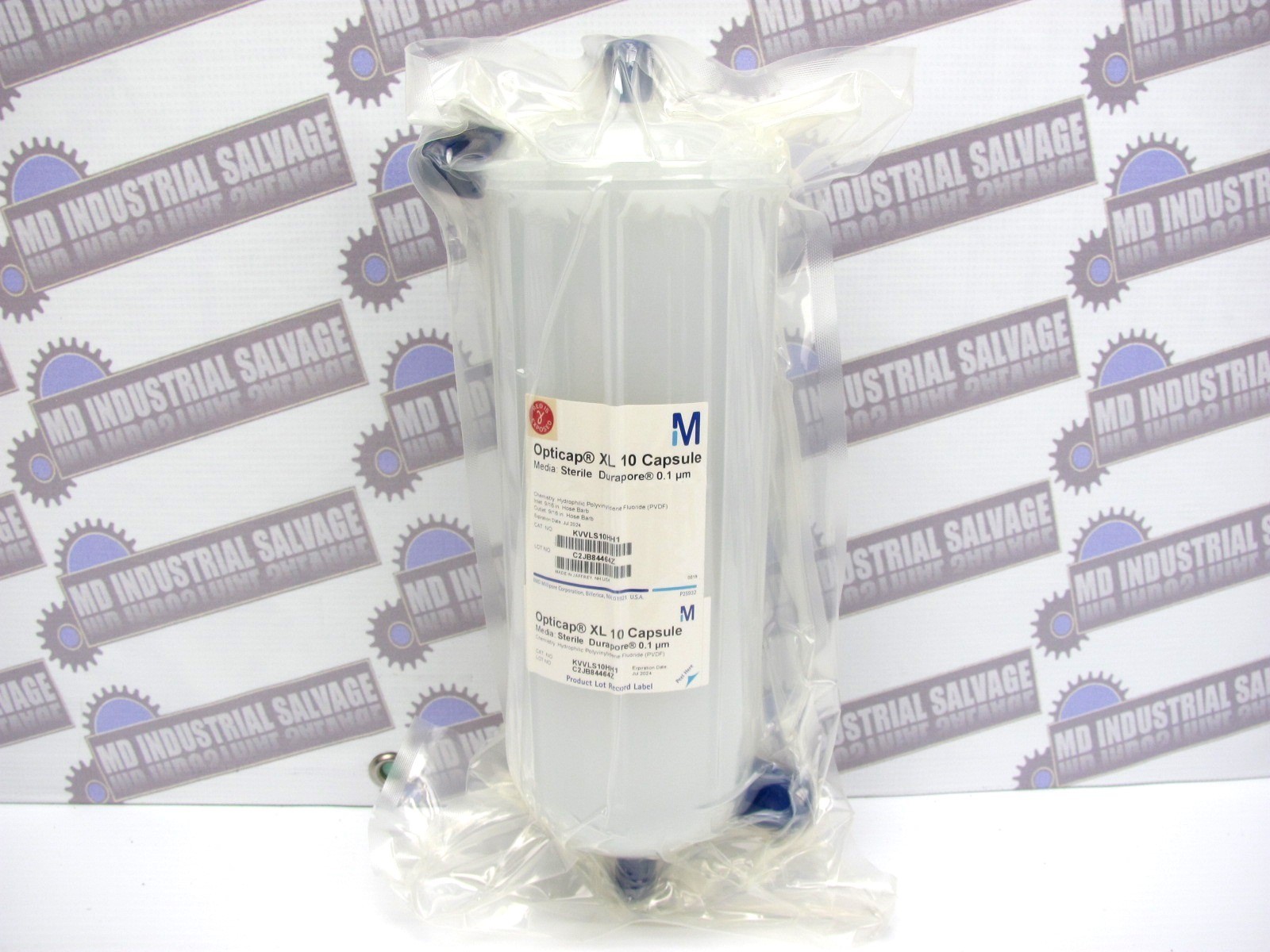 MILLIPORE KVVLS10HH1 STERILE Durapore Opticap XL 10 Capsule 0.1um Filter EXP7/24