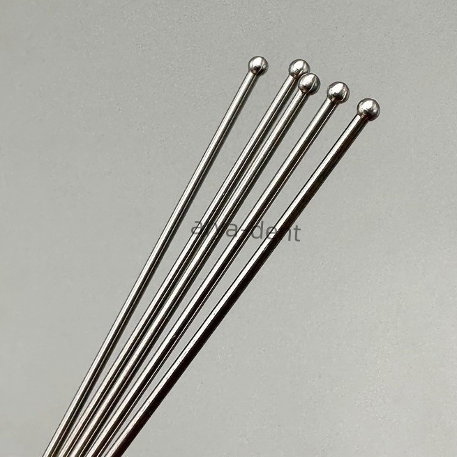 10pcs Dental Ortho Ball Hooks Retainer Clasp Oblique Clasps Bars 0.7/0.8/0.9/1.0