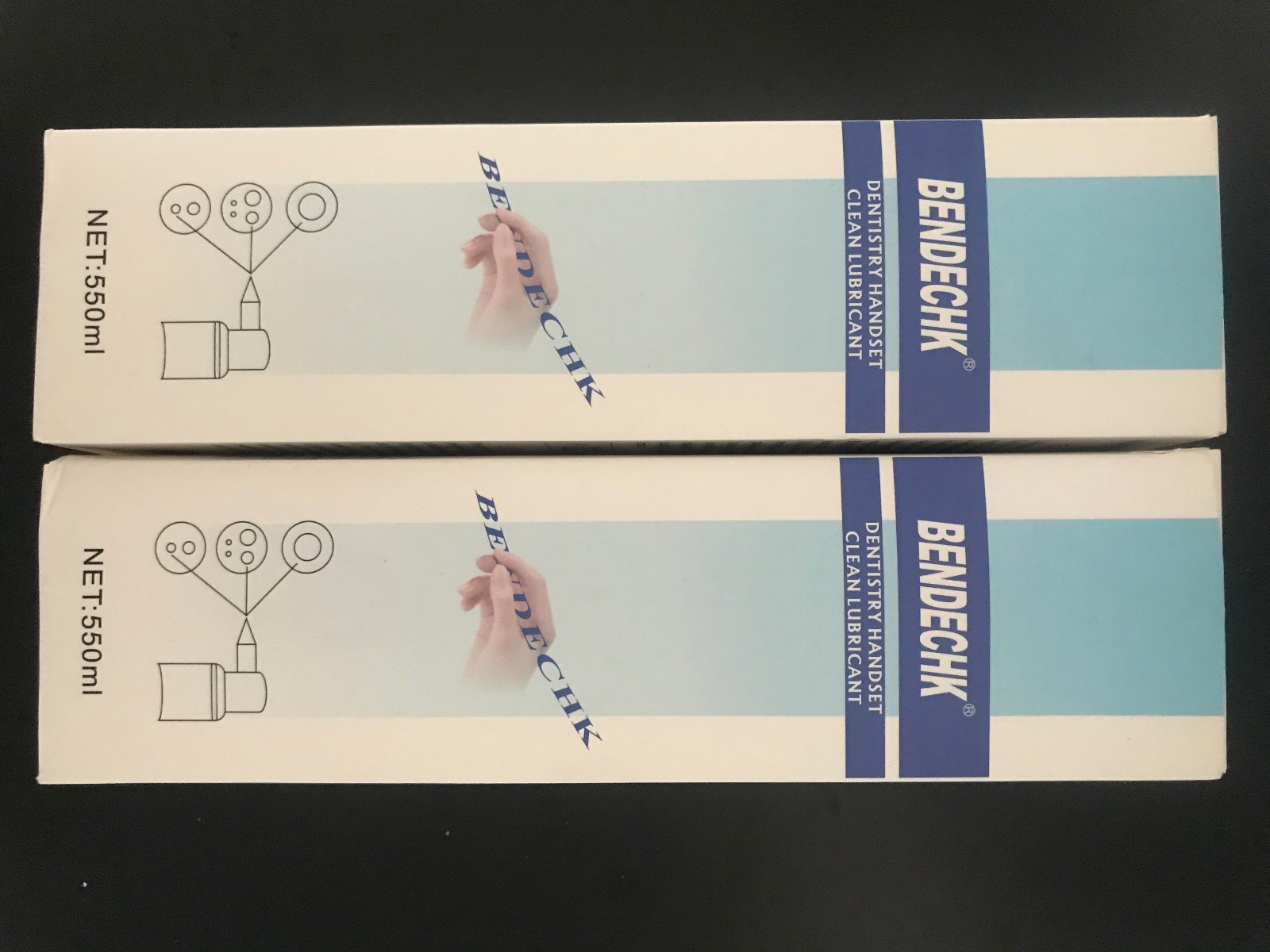 BENDECHK 2 PACK – Handpiece Lubricant Spray 550mL for KAVO MIDWEST NSK W/ Nozzle