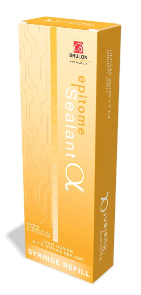 Pit & Fissure Sealant 2gm Syr Dental Epitome Light Curing High Stability FREE FS