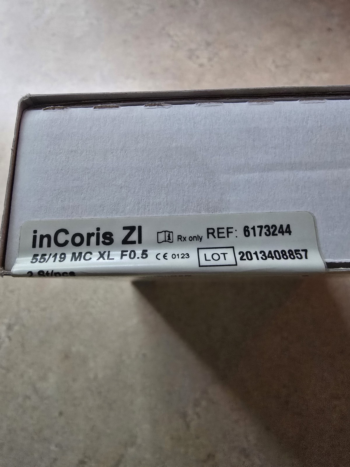 inCoris Ceramics for inLab Z1 F0.5 55 19 CEREC Zirconia 2Pcs in Box