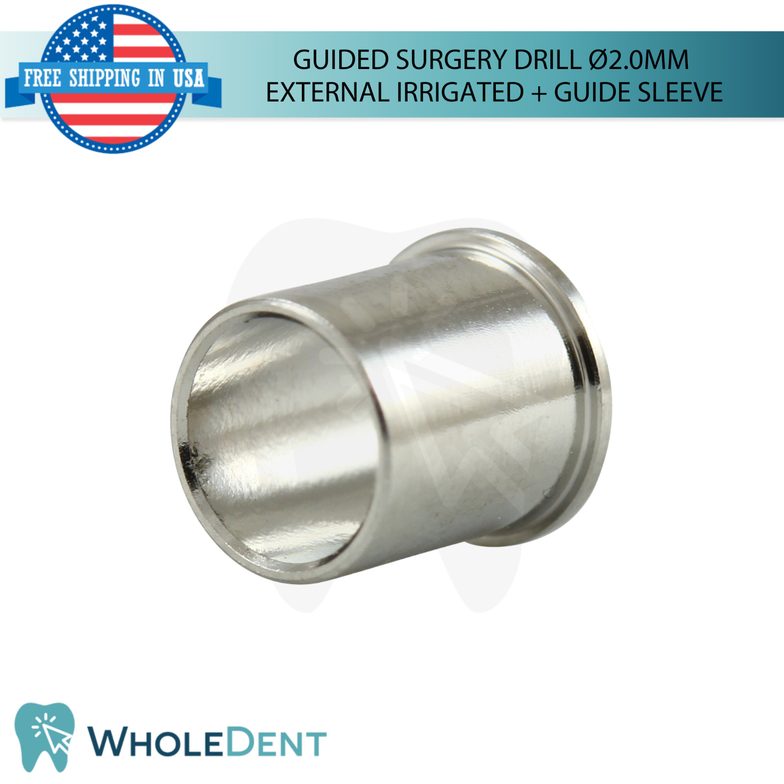 Surgical External Irrigation Stopper Drill Ø2.0 And Guide Sleeve Dental Implant