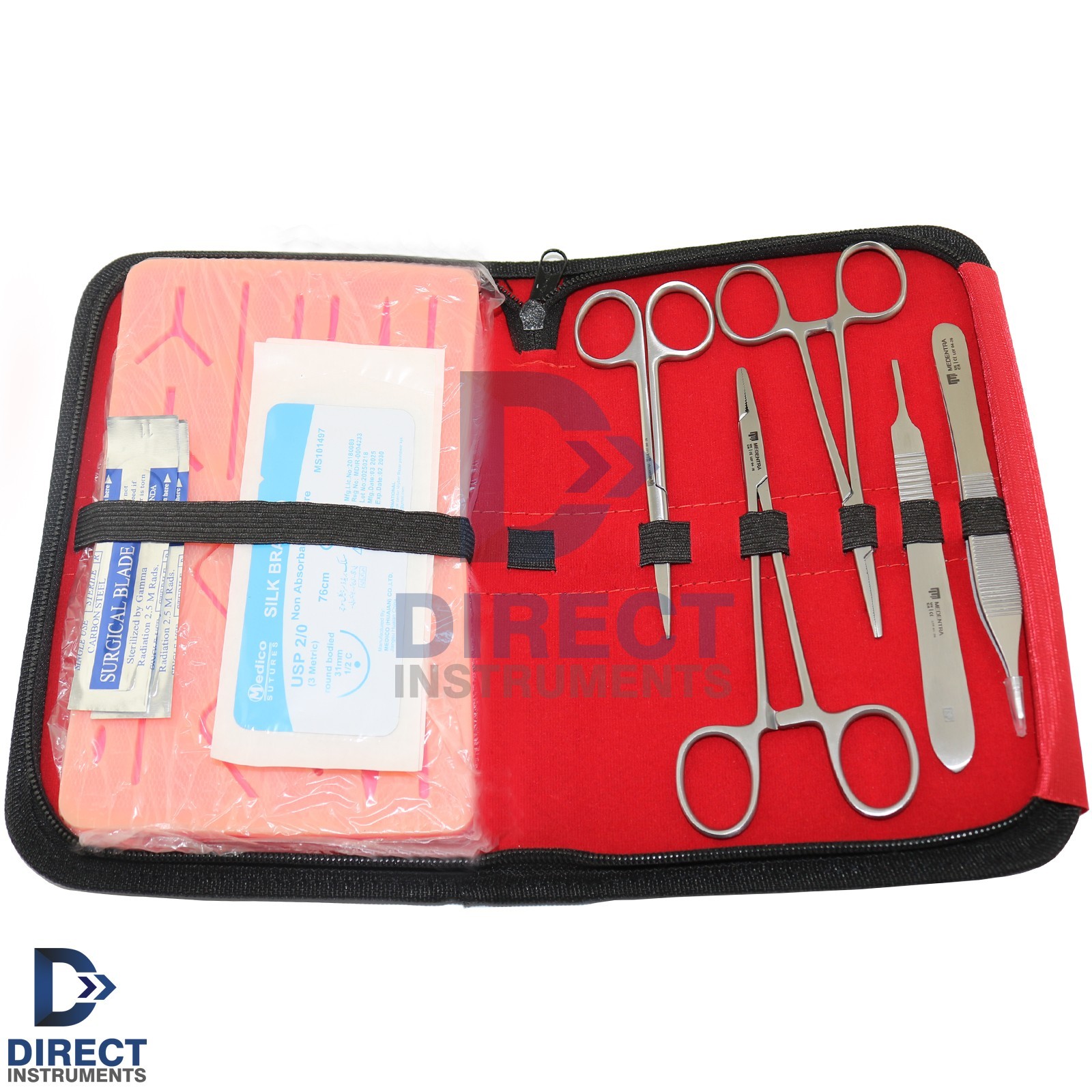 Complete Practice Suture Kit for Medical & Veterinary Students Training Set