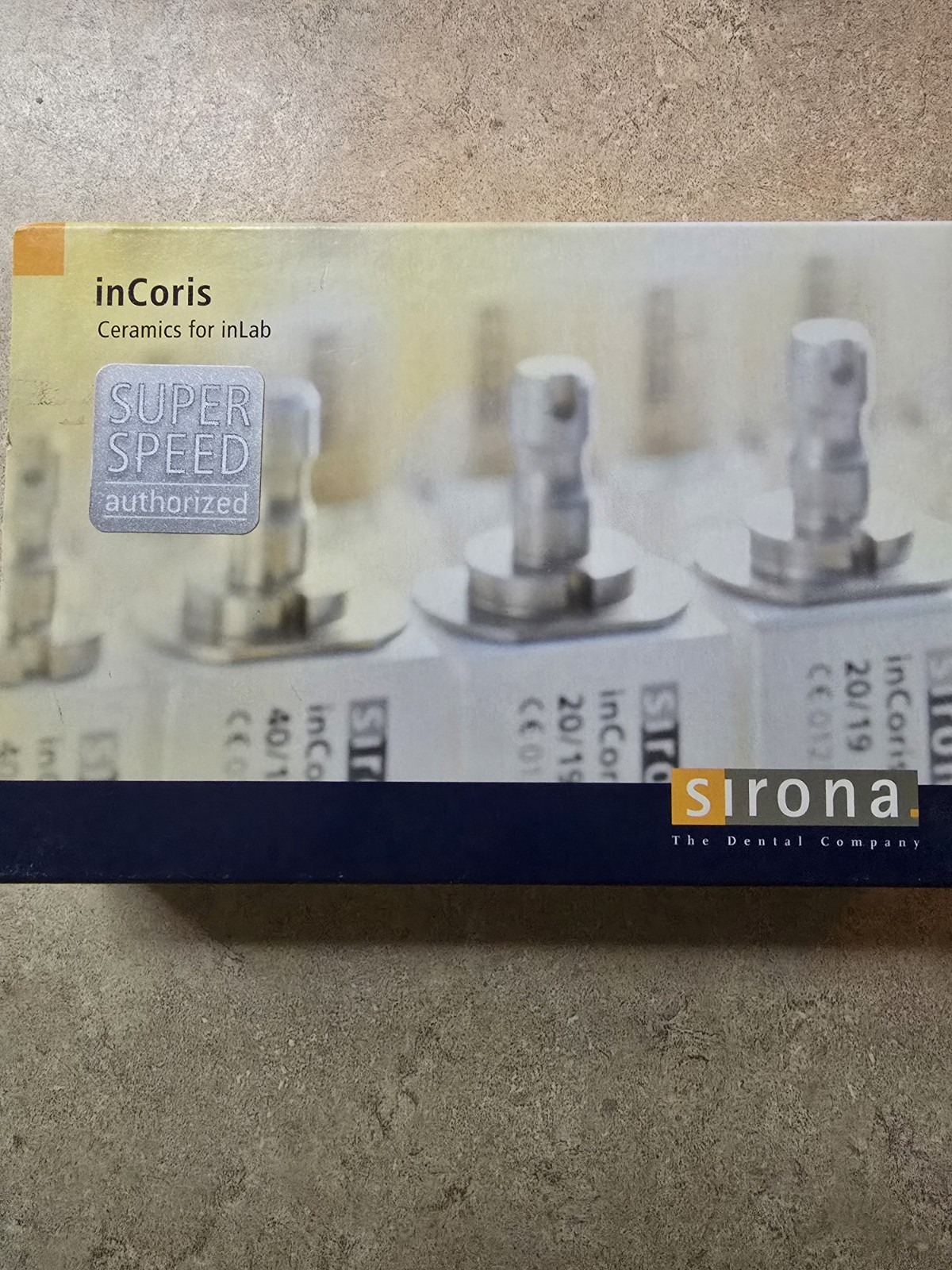 inCoris Ceramics for inLab Z1 F0.5 55 19 CEREC Zirconia 2Pcs in Box