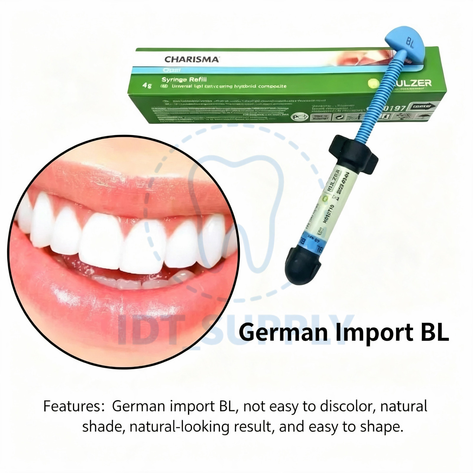 KULZER Charisma Diamond Light Cure Composite Resin BL BXL OB Super White