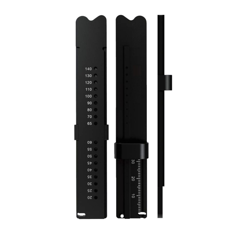 WOODPECKER R1 Plus Gutta Percha Points Gauge Cutter 30mm Measurement Ruler Black