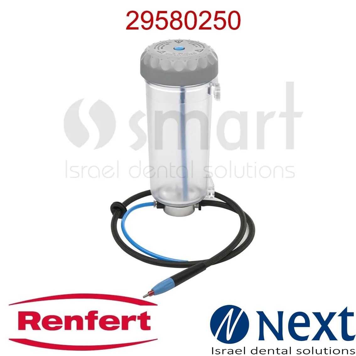 Additional tank 70–250 µm Basic Quattro with Nozzle 1.2 mm Renfert 29580250