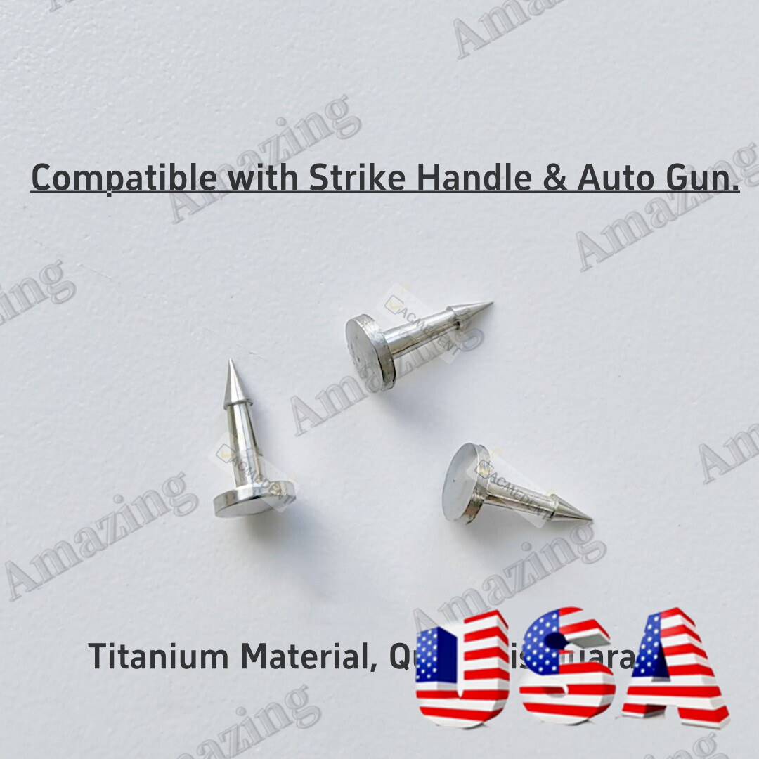 20Pcs Dental Gun Tack Pins Membrane TAC Fixation Titanium Pin GBR System Implant