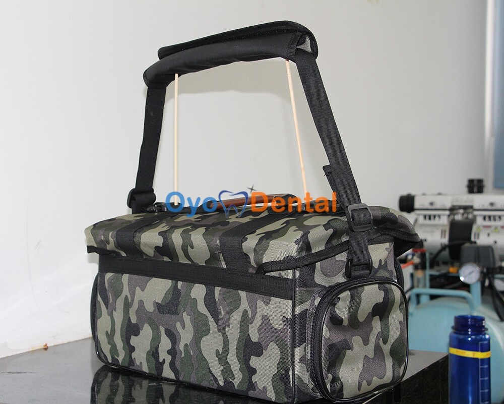 Upgraded BEST Portable Dental Unit Mobile Dental Backpack Bag+Handpiece Kit 2/4H