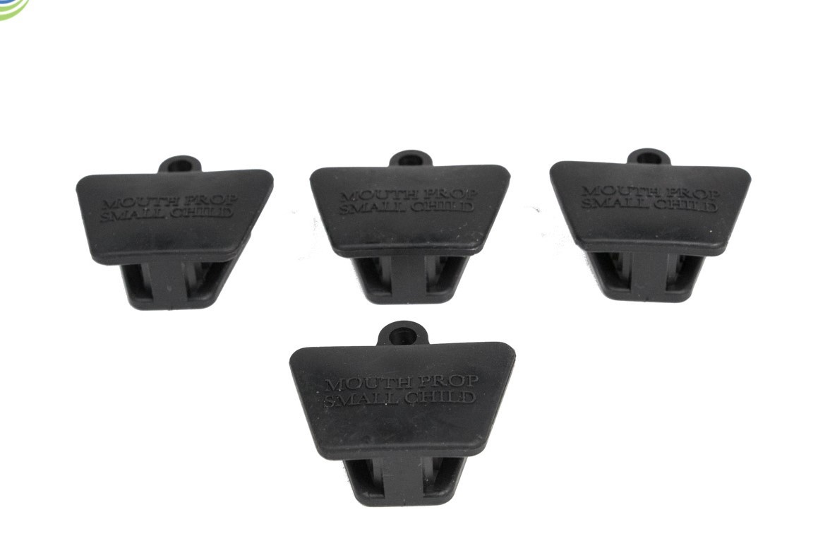 4X TATTOO TONGUE PIERCING JEWELRY MOUTH PROP BITE BLOCK SIZE SMALL LATEX FREE