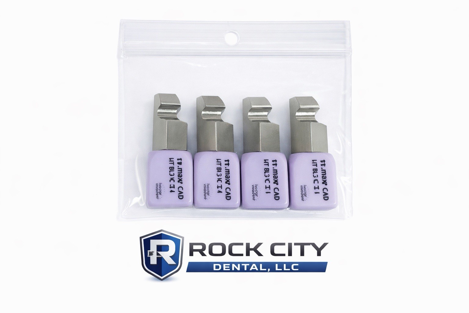 IPS e.max CAD HT BL3 / C14 Ceramic Blocks – Lot of 4
