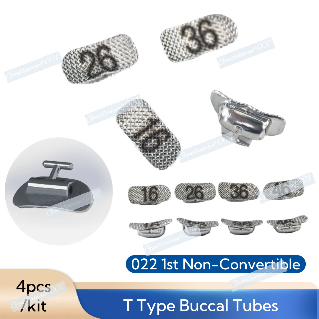 Dental T Type Hook Round Buccal Tubes Ball Ortho Hooks Tube Bidirection Traction