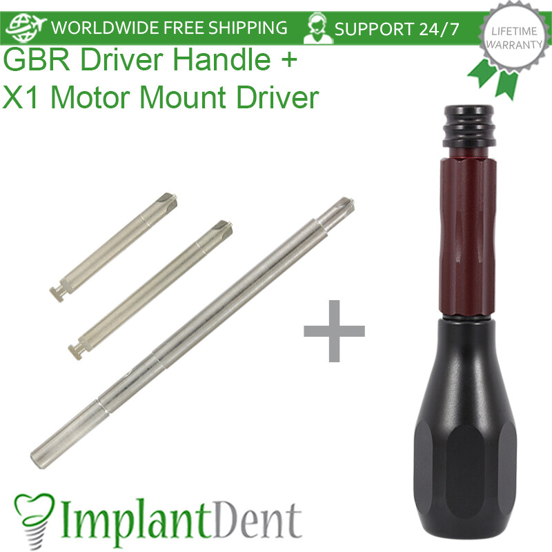1 Motor Mount Driver + Handle GBR System Tool Instrument Dental Im plant