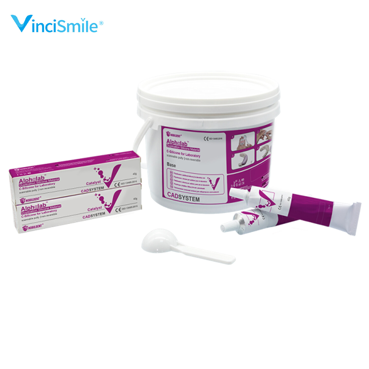 Alphαlab Automix Flexible C-Silicone-Based for Gingival Masks Laboratory