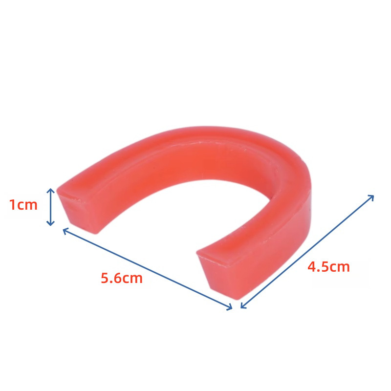 Dental U Shape Base Wax Rim Denture Casting Bite Block Occlusal Rim Model