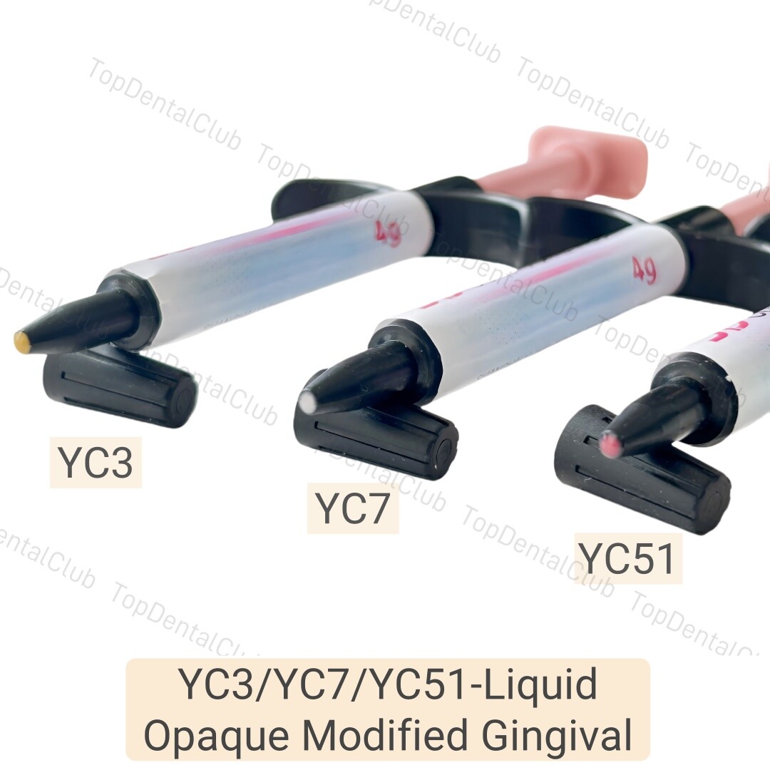 Dental Gingiva Aesthetic Resin Gum Pink 3D Composite Resin Syringe Adhesive Kit