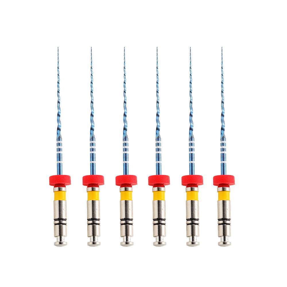 Vakker V Blue 21mm Taper 04 #20 NiTi Rotary Engine Files, 6/Pk
