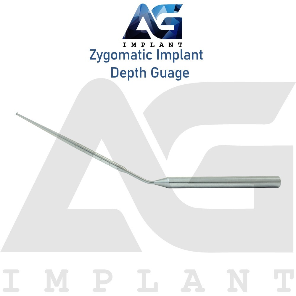 Zyg Depth Gauge Dental Instrument Tool Socket Measurer Drilling