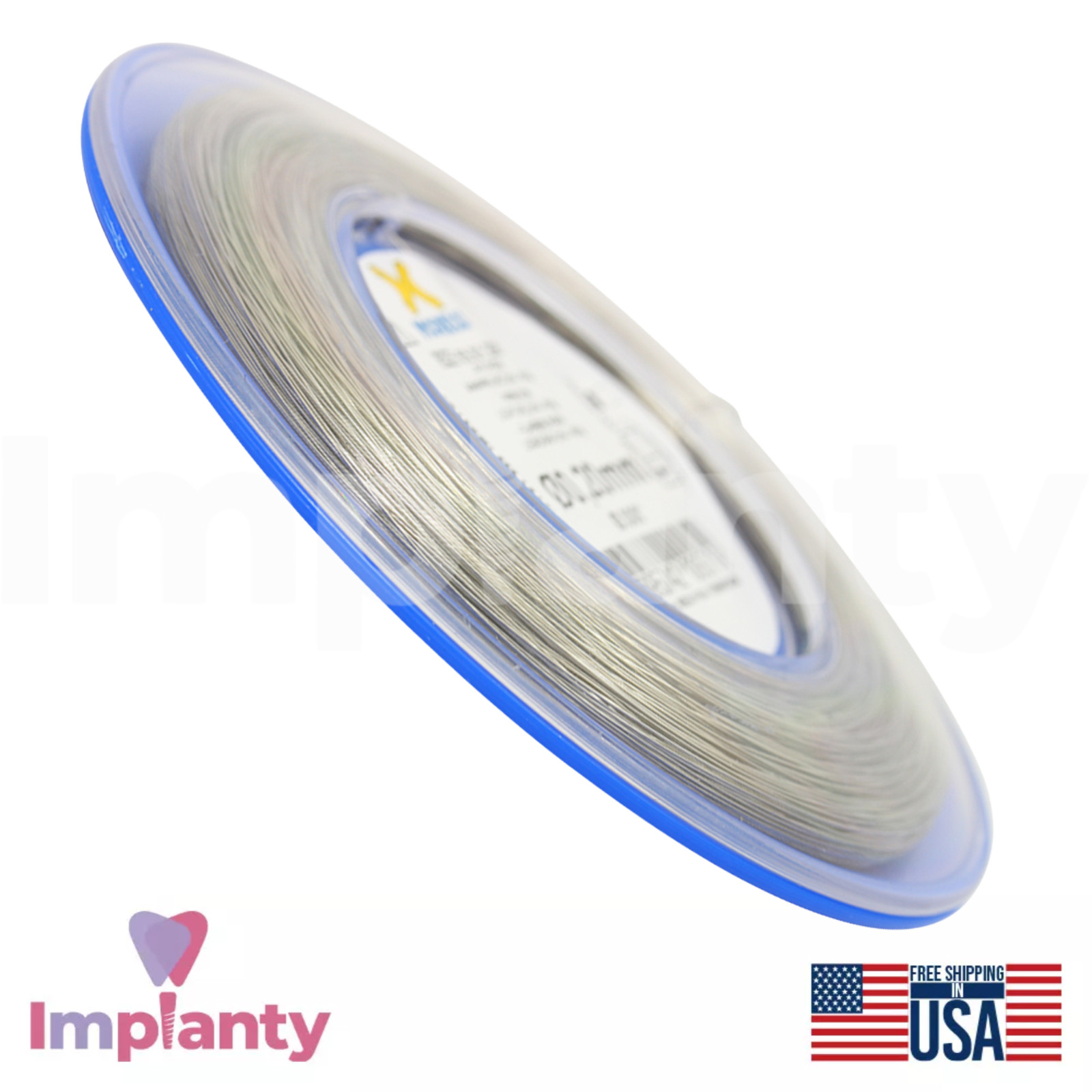 Morelli Cr-Ni Ligature Round Dental Wire Roll 0.20mm /.008″ Dentistry Tool