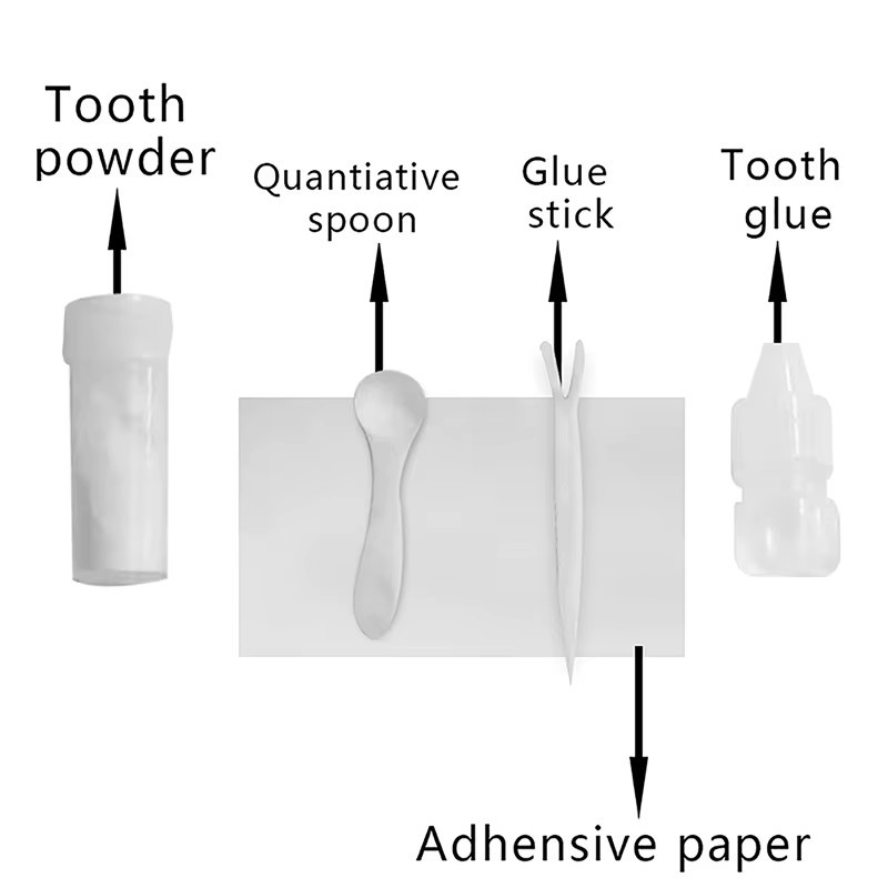 Dental Cement resin glue Tooth Filling Fixation Powder Liquid Zinc Phosphate Set