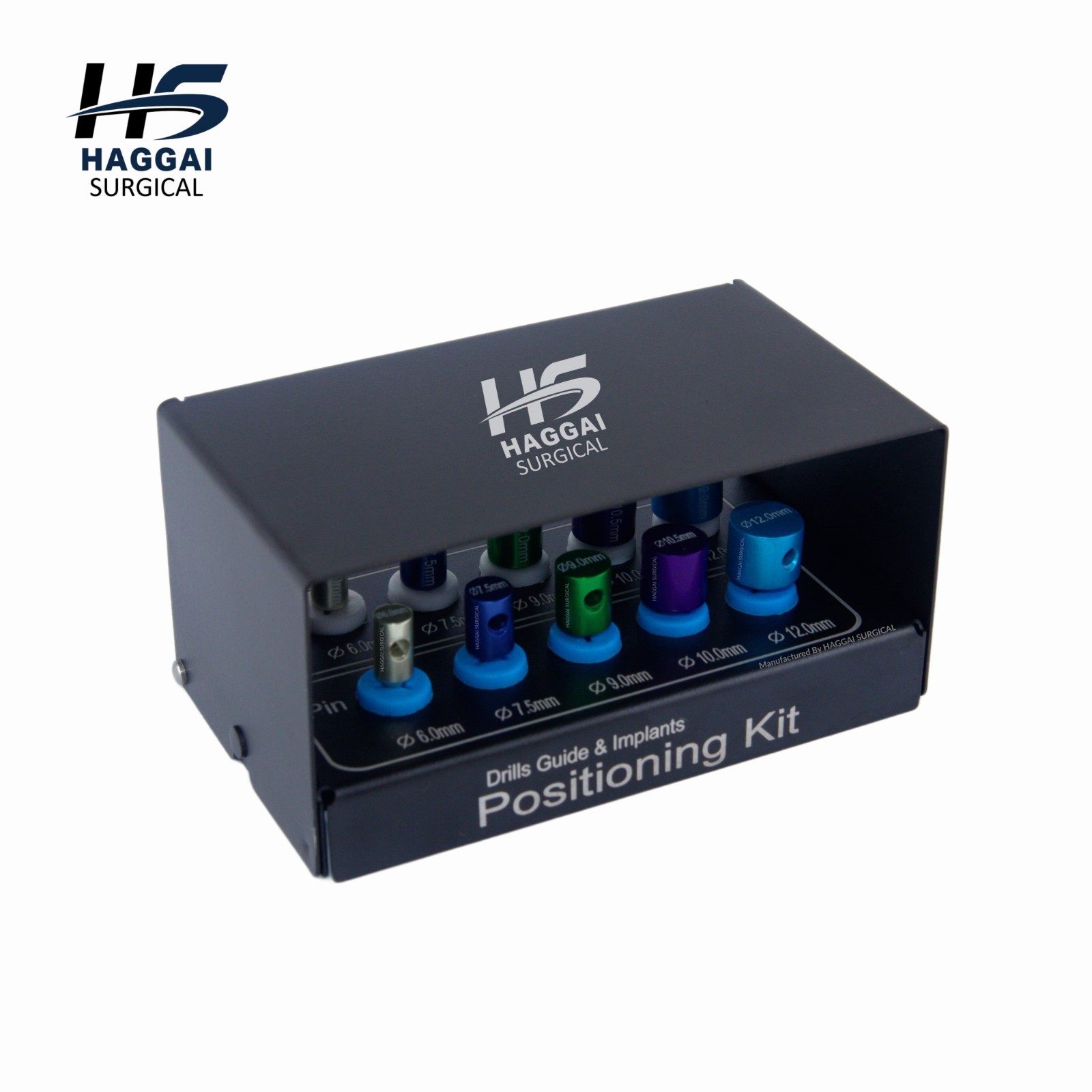 Implant Positioning Guide Kit ∅6.0-12mm – 10 Pcs Dental Spacing Tool Drill Set