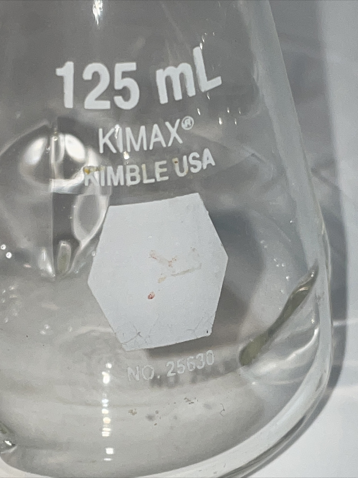 KIMBLE KIMAX 25630 125mL ERLENMEYER GLASS FLASK
