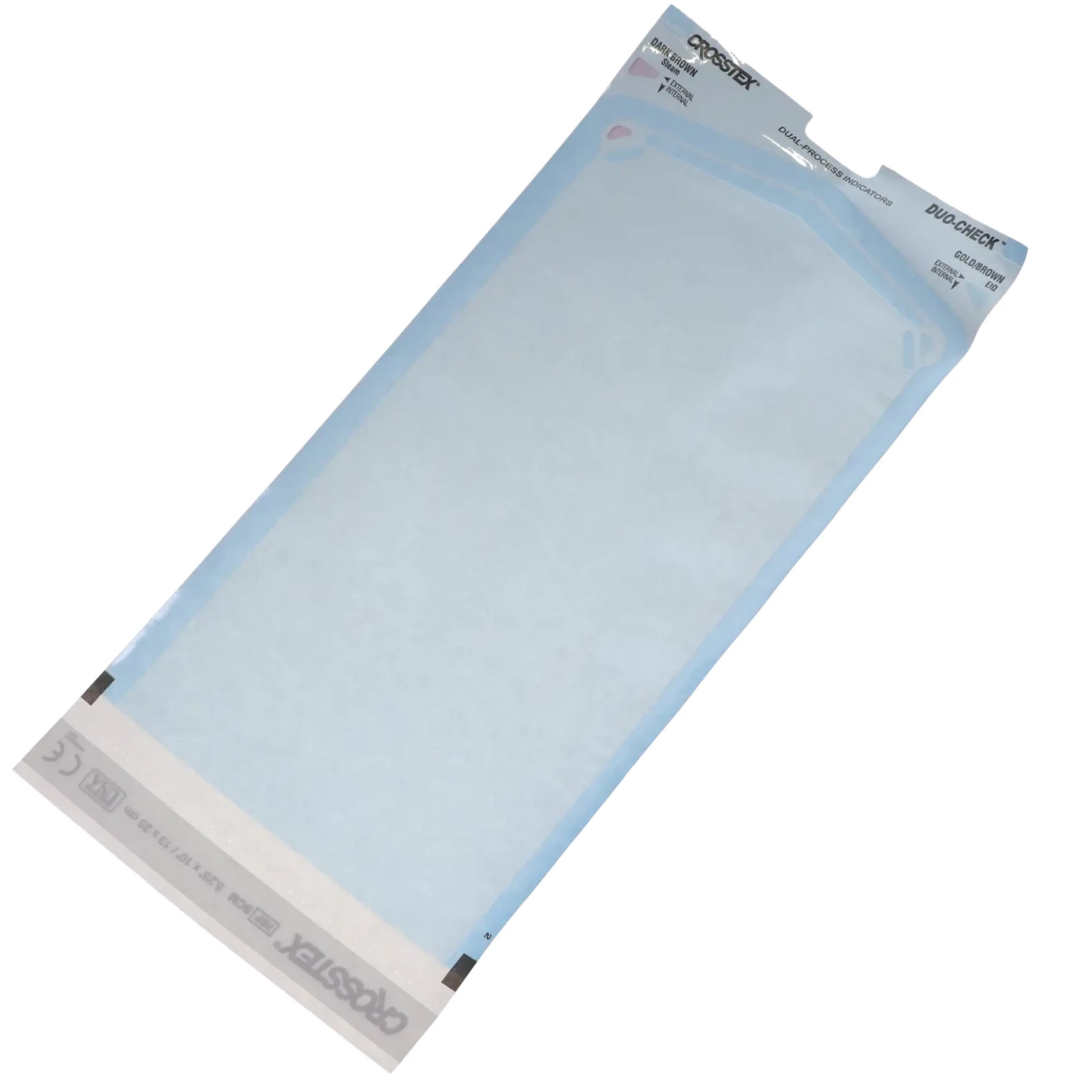 Crosstex SCM Duo-Check Self Sealing Sterilization Pouches 5.25″ x 10″ 200/Bx