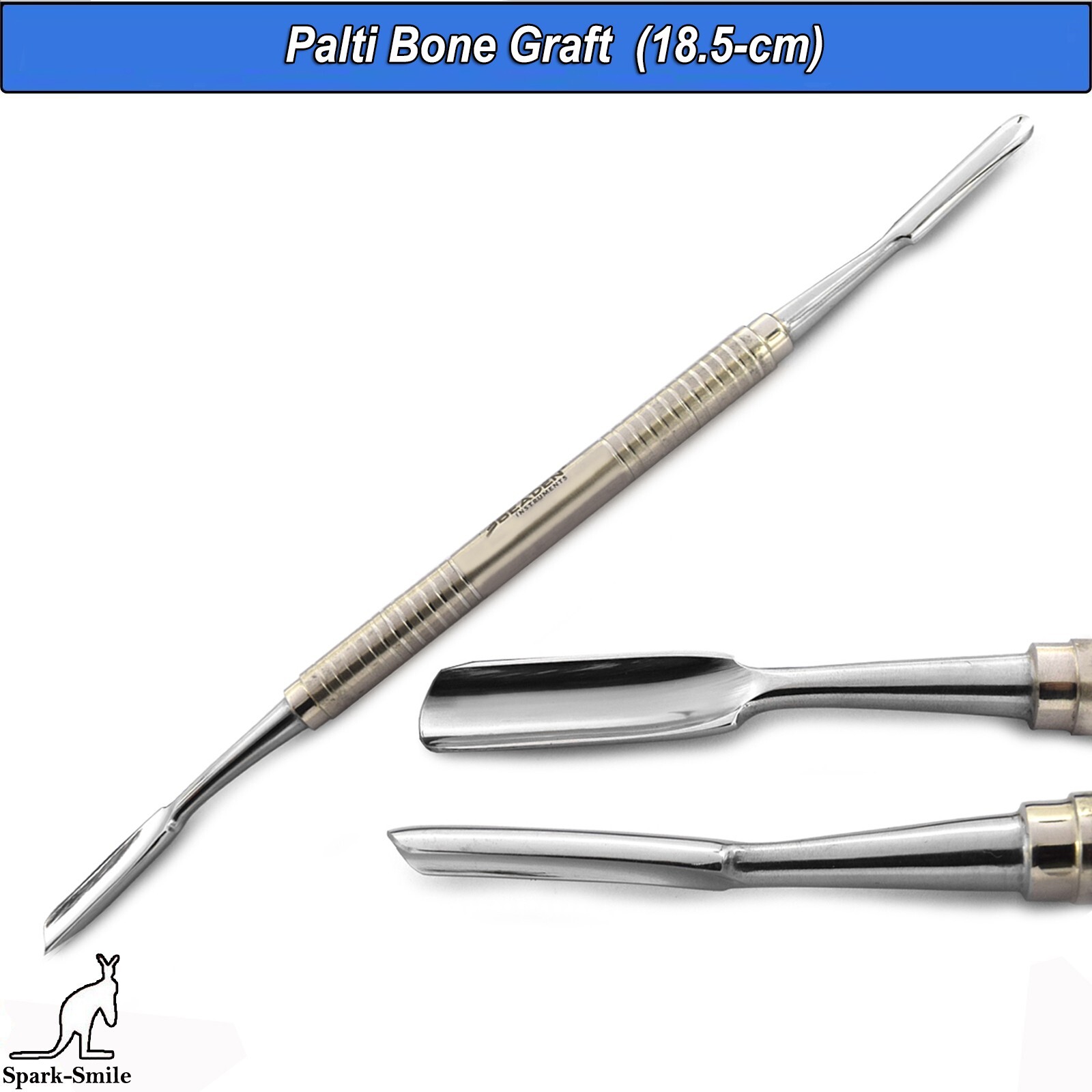 Dental Palti Bone Graft Grafting Scoop Surgical Implant Double Ended Instruments