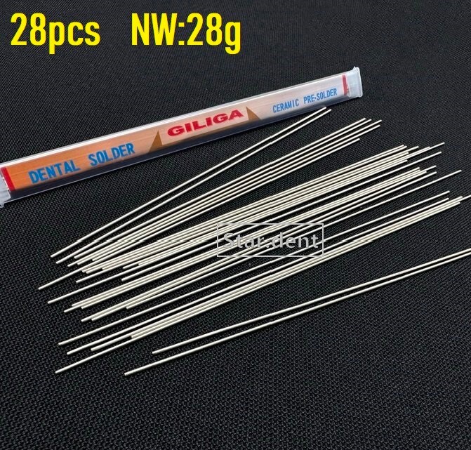 Dental Solder NiCr Alloy Welding Rod PFM Solding Lab Technician Material
