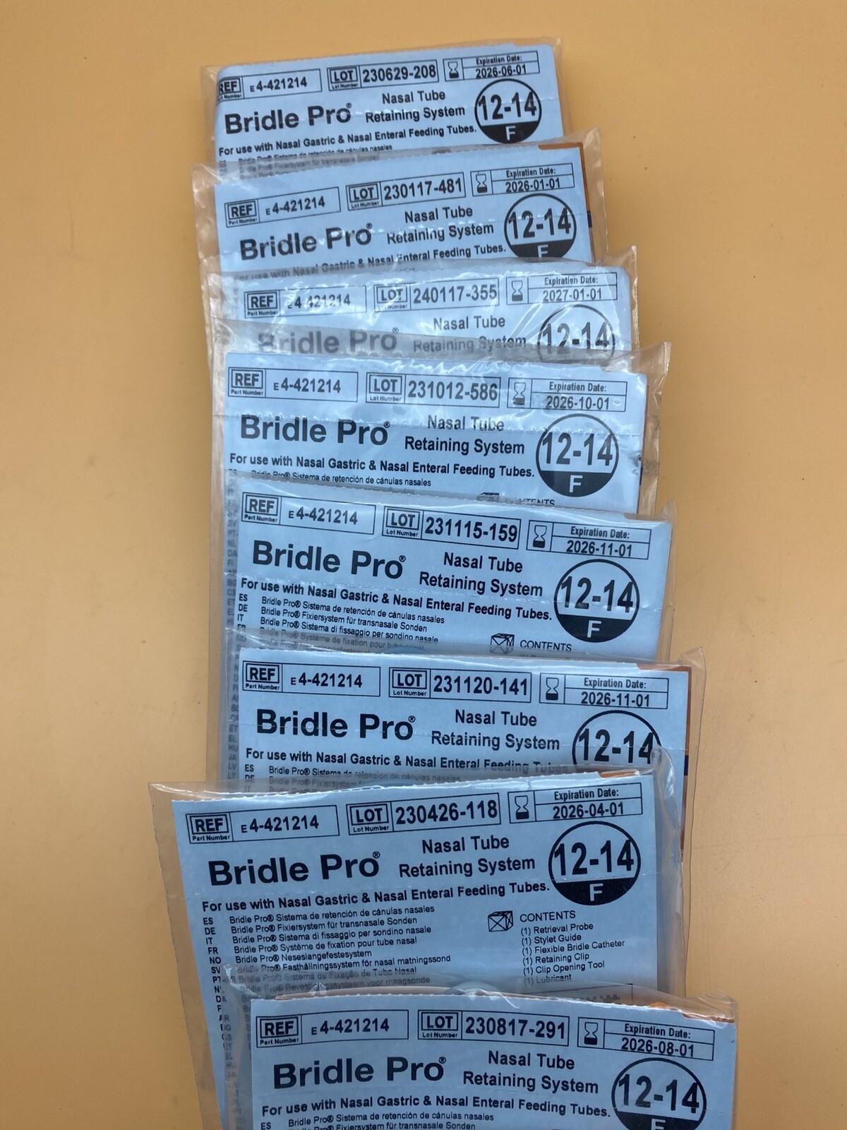 Bridle Pro Bridle Nasal Tube Retaining System REF# 4-421214 – 12-14 F – EXP 2026
