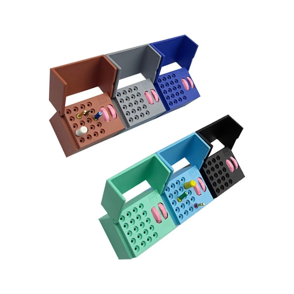 Dental Autoclavable Endodontic Files Holder With Memory Endo Box Block 20 Holes