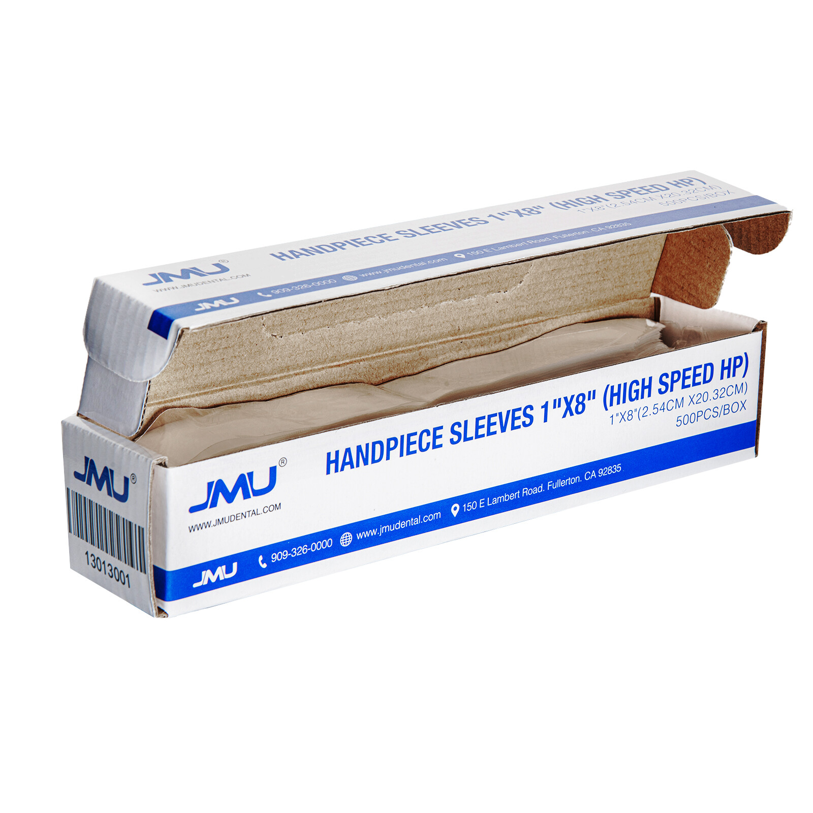 JMU 500pcs Dental Low/High Speed Handpiece Clear Cover Sleeves 1″x8″ Barrier