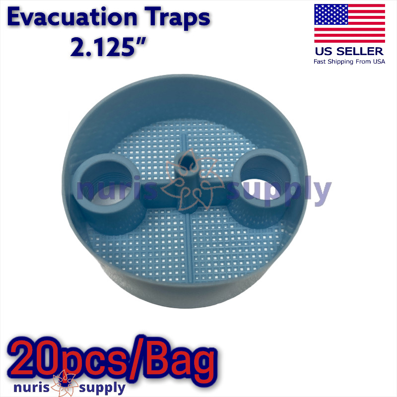 20pcs Disposable Evacuation Traps 5501 A-dec Black Plastic Canisters + 2.125″