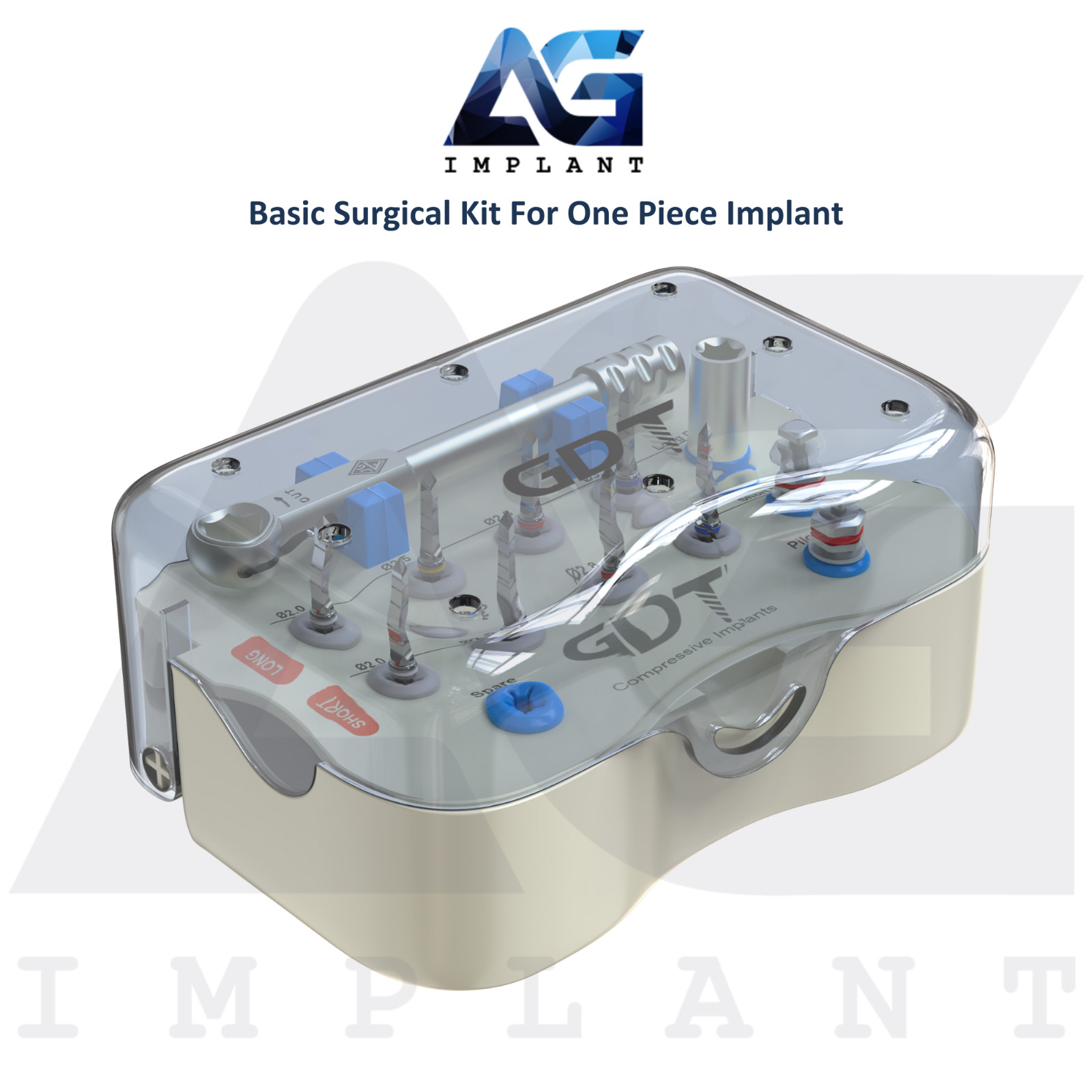 Basic Surg1cal Kit for One Piece Fixture Tool Dental Procedure Instruments