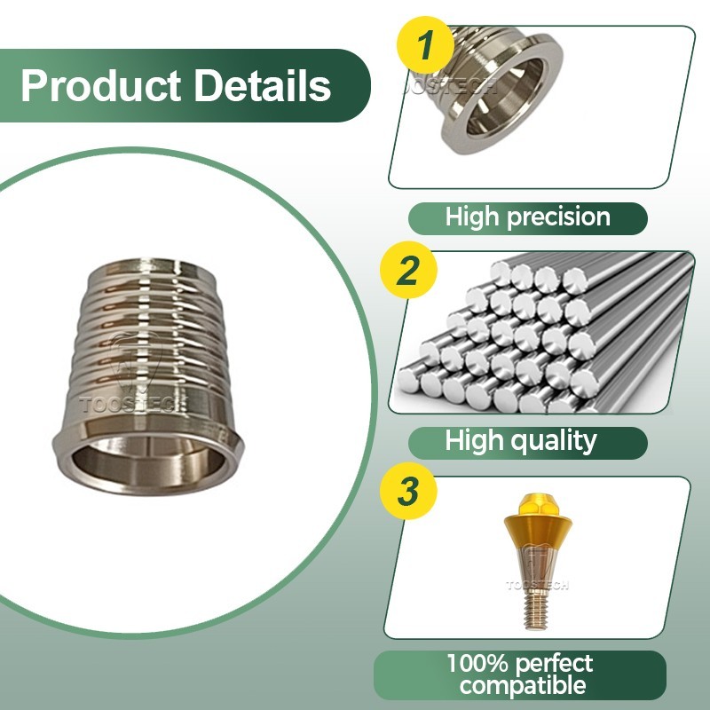 10pcs MU Ti base for Multi unit Titanium Abutment fits to Den-tium superline