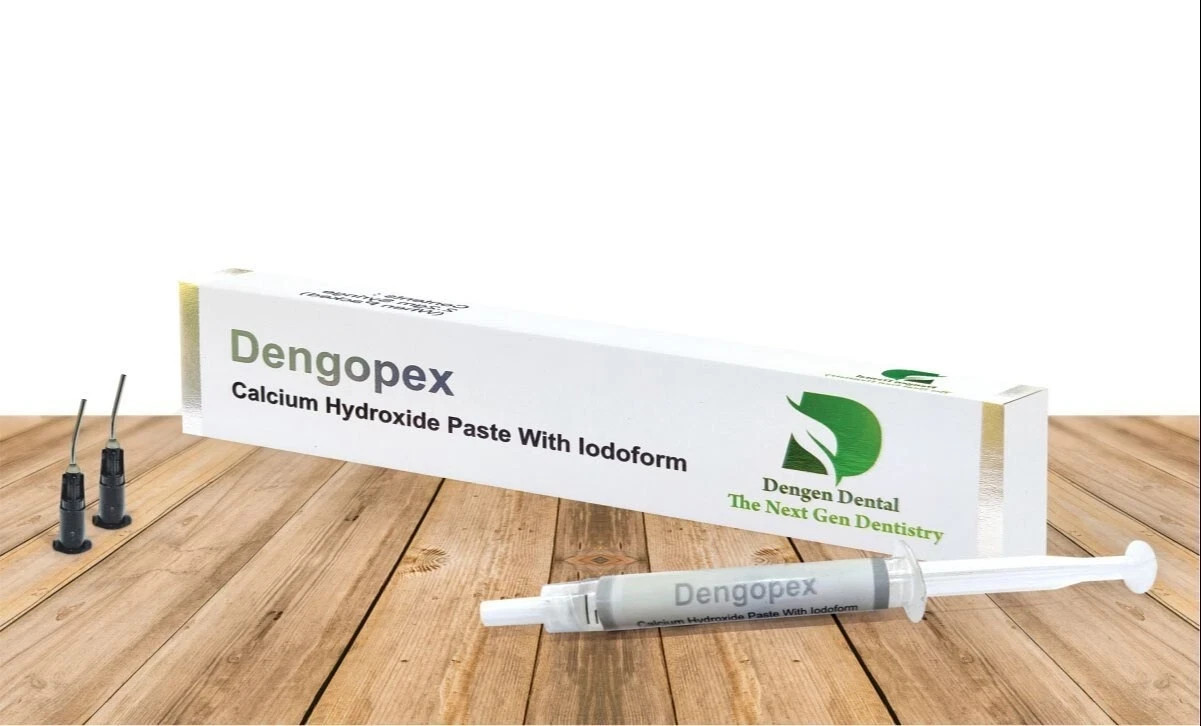 Dental DengoPex Calcium Hydoxide Paste with Iodoform 2.2g Syr