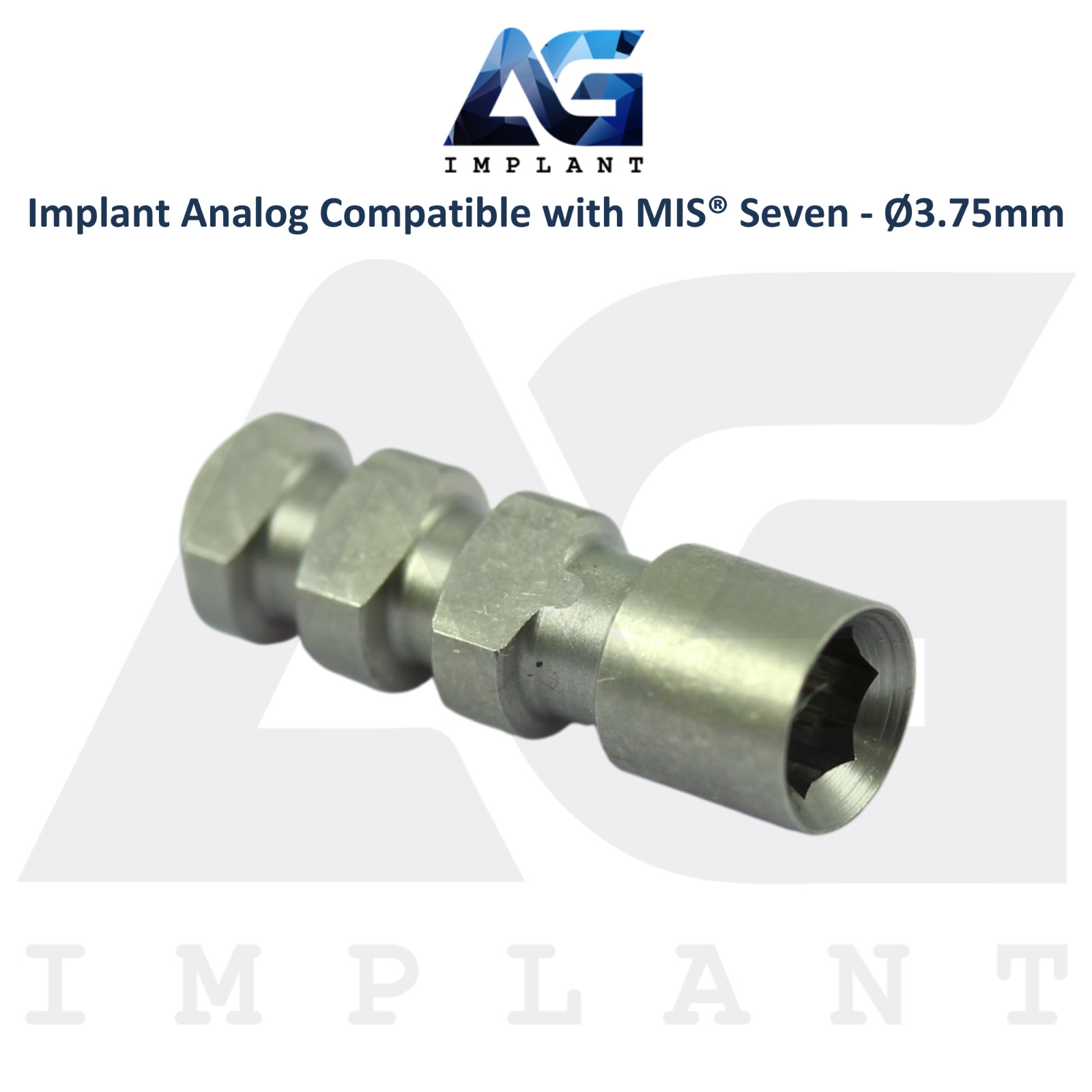 Dental Fixture Analog Int Hex System 2.45mm MIS® Seven Compatible Ø3.75mm
