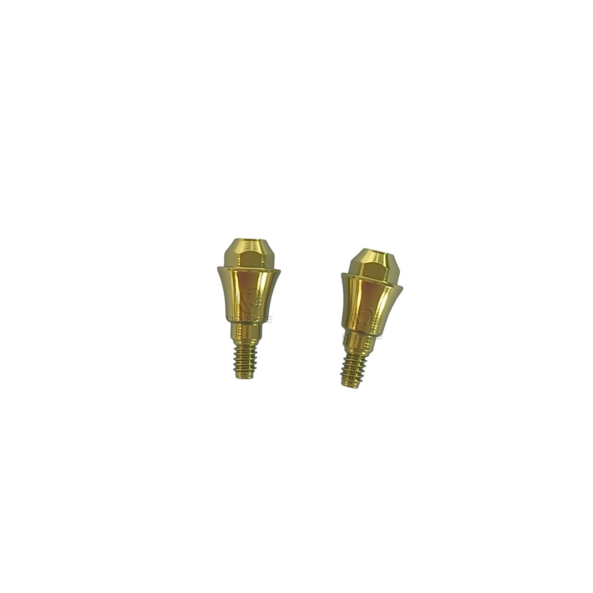 Custom Mu straight abutment upper part for Den-tium lower part for Megagen AR