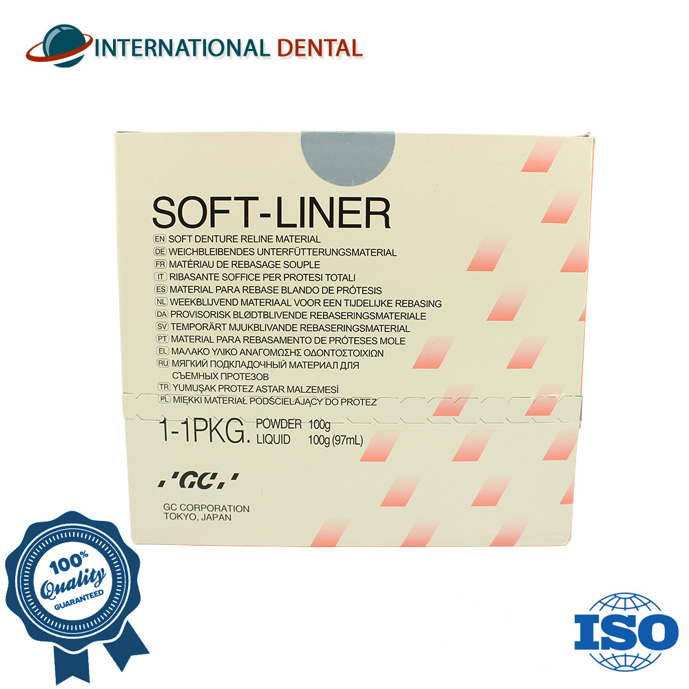 Dental Soft-Liner Tissue Self Cure Conditioner 100g Powder 97ml Liquid Relining