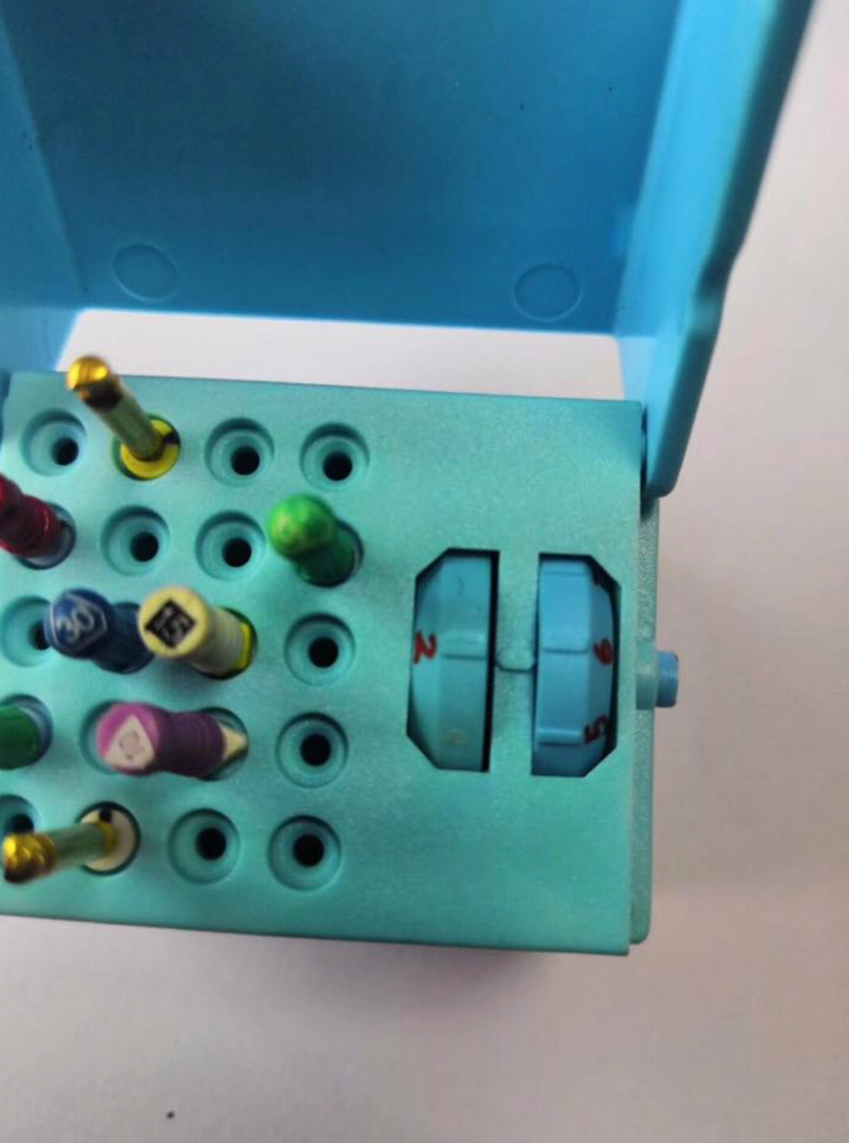 Dental Endo Block Bur Files Measuring Counter Holder