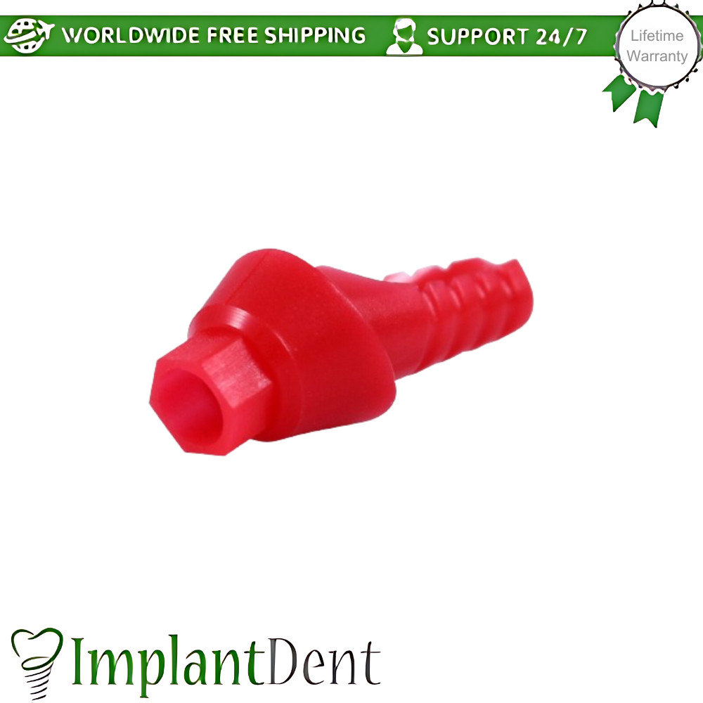 5x Angular Anatomic Fully Castable 25° Dental Plastic Prosthetic Int Hex 2.42mm